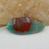Natural Amazonite Pendant Bead, Semiprecious Stone Jewelry Pendant
