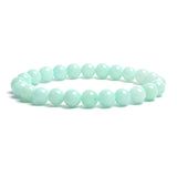 Natural Amazonite Stone Beads Bracelet 4 6 8 10 12 MM Size Round