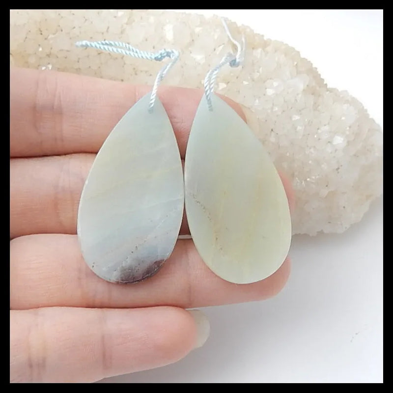 Natural Amazonite Woman Earring, Fashion Jewelry, Hot Selling