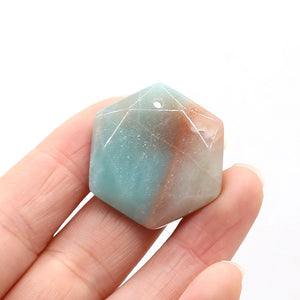 Amazonite & Labradorite Pendant Charms for DIY Necklace Making