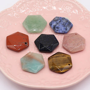 Amazonite & Labradorite Pendant Charms for DIY Necklace Making
