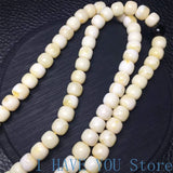 Natural Amber Beeswax Buddha Beads Bracelet Men's Women's Jewelry