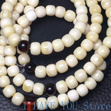 Natural Amber Beeswax Buddha Beads Bracelet Men's Women's Jewelry