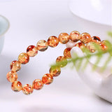 Amber Beeswax Flower Bracelet Necklace for Men and Women