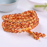 Amber Beeswax Flower Bracelet Necklace for Men and Women