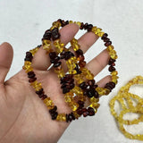 Natural Amber Beads Bracelet for Gemstone Jewelry Bangle