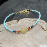Amber Bracelet Stone Jewelry For Women Crystals Brazil Chip