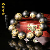 Ambergris Buddha Pearl Jade Bracelet Men Women Gift