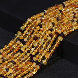 Natural Amber Gravel Nugget Beads Yellow Raw Agates Loose Beads