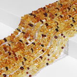 Natural Amber Gravel Nugget Beads Yellow Raw Agates Loose Beads