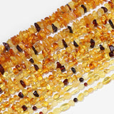 Natural Ambers Stone Bead Irregular Chip Oval Shape Crystal Geavel Bead