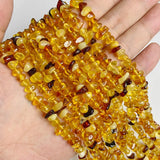 Natural Ambers Stone Bead Irregular Chip Oval Shape Crystal Geavel Bead