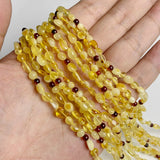Natural Ambers Stone Bead Irregular Chip Oval Shape Crystal Geavel Bead
