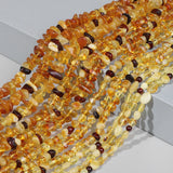 Natural Ambers Stone Bead Irregular Chip Oval Shape Crystal Geavel Bead