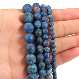 American Turquoise Matte Howlite Beads for DIY Jewelry 15''