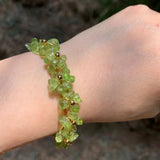 Natural Amethyst Aquamarine Olivine Citrine Bracelet Stone Irregular Jewelry