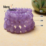 Amethyst Bracelet Charms Fine Jewelry Sets - Couple Souvenir Bangle