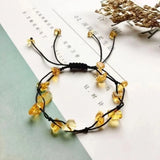 Natural Amethyst Bracelet Gravel Woven Hand String Jewelry Bracelet
