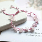Natural Amethyst Bracelet Gravel Woven Hand String Jewelry Bracelet