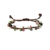 Natural Amethyst Bracelet Gravel Woven Hand String Jewelry Bracelet