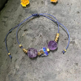 Natural Amethyst Citrine Bracelet Jewelry Stone
