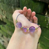 Natural Amethyst Citrine Bracelet Jewelry Stone