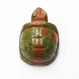 Amethyst Crystal Turtle Statue Ornaments Arts Crafts Charms Jewelry Room Decor