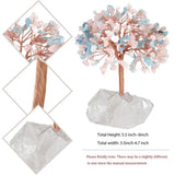 Amethyst Crystal Money Tree with Quartz Base for Luck and Wealth