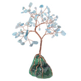 Amethyst Crystal Tree with Fluorite Stone Base for Home Decoration