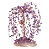 Amethyst Crystal Tree with Cluster Base Feng Shui Bonsai Money Tree