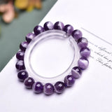 Amethyst Beaded Bracelet Men Women National Style Jewelry