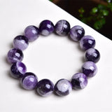Amethyst Beaded Bracelet Men Women National Style Jewelry