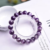 Amethyst Beaded Bracelet Men Women National Style Jewelry
