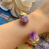 Amethyst Electroplated Bracelet Women's Personality Jewelry