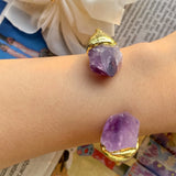 Amethyst Electroplated Bracelet Women's Personality Jewelry
