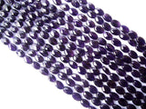 Amethyst Faceted Flat Oval Beads 8*12mm
