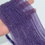 Natural Amethyst Faceted Round Beads 2.3mm