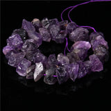 Natural Amethyst Healing Stone Beads Purple Gravel Mineral Specimen Raw Quartz