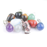 Amethyst Opal Stone Pendant Necklace Accessory for Women