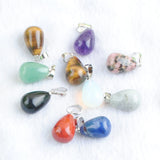 Amethyst Opal Stone Pendant Necklace Accessory for Women