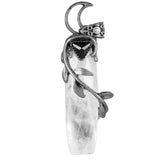 Amethyst Rose Quartz Leaf Pendant Charms for Jewelry Making