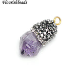 Natural Amethyst Rough Point Small Size Stone Loose Beads