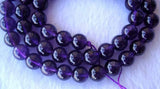 7mm Amethyst Round Beads for DIY Jewelry Making