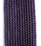 7mm Amethyst Round Beads for DIY Jewelry Making