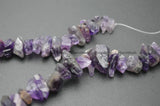 Natural Amethyst Stone Rough Slice Loose Beads