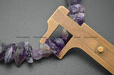 Natural Amethyst Stone Rough Slice Loose Beads