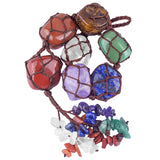 Amethyst Tree Of Life Wind Chimes 7 Chakra Crystal Stone Wall Hanging