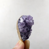 Amethyst Water Droplet Pendant Geode Orgone Stone Purple Gravel