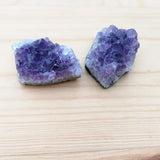 Amethyst Cluster Purple Quartz Tooth Ornament 6PCS/lot