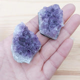 Amethyst Cluster Purple Quartz Tooth Ornament 6PCS/lot